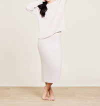 Barefoot Dreams - Ribbed Midi Skirt
