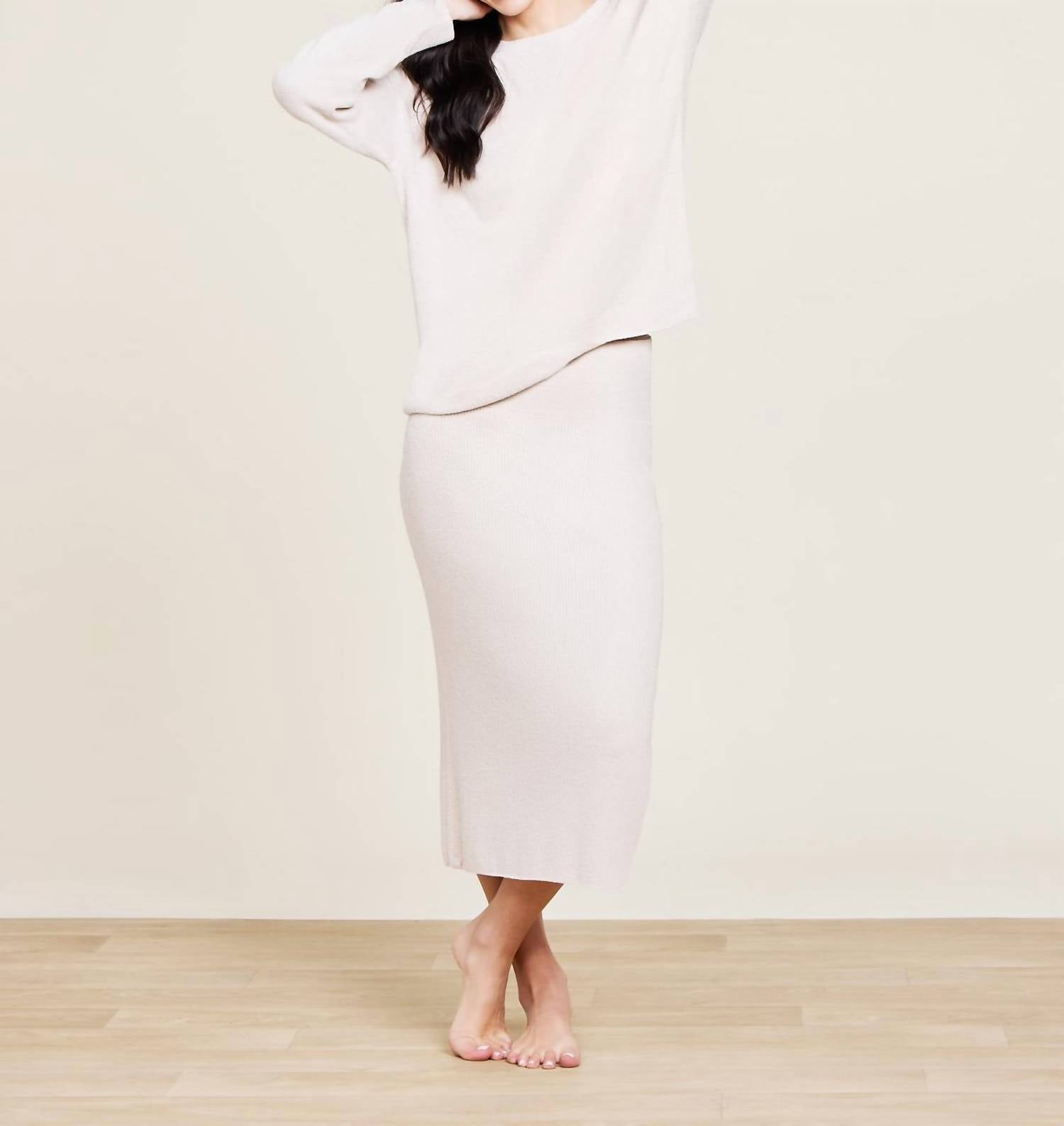 Barefoot Dreams - Ribbed Midi Skirt