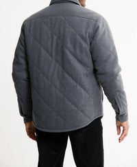 Jachs New York - Quilted Brushed Knit Shirt Jacket