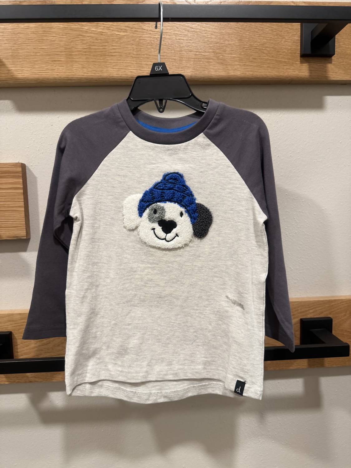 Deux Par Deux - Boy's Long Sleeve Raglan Tshirt