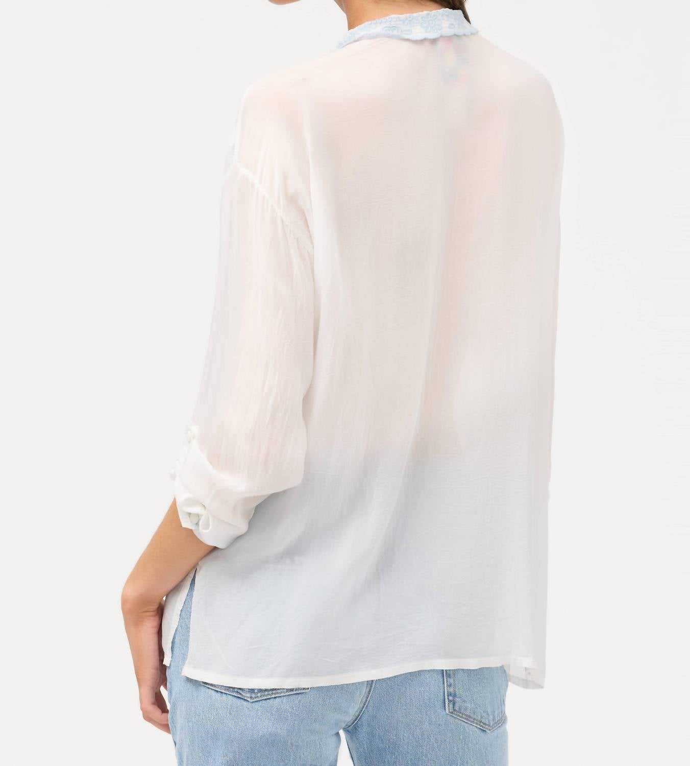 Johnny Was - Slim Audrey Collared Bandana Shirt