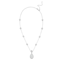 Diana M Jewels - Women's Pear & Round Lab-Grown Diamond Pendant Necklace (4.00 Ct) - Signature Plus