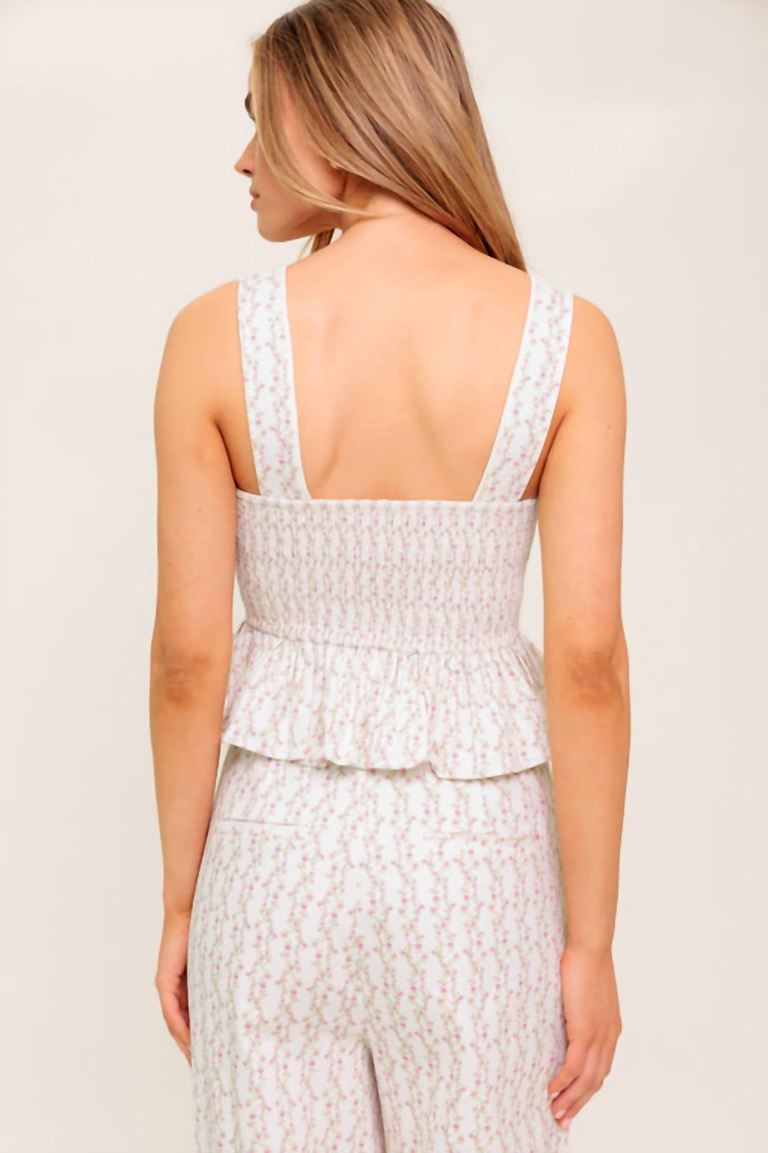 Flying Tomato - Citrus Flow Woven Top