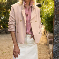 Frank & Eileen - Mini Belfast Crop Pea Coat