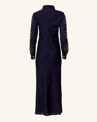 ALIX OF BOHEMIA Lotte Stud Maxi Dress in casino - women's dress - alternate view