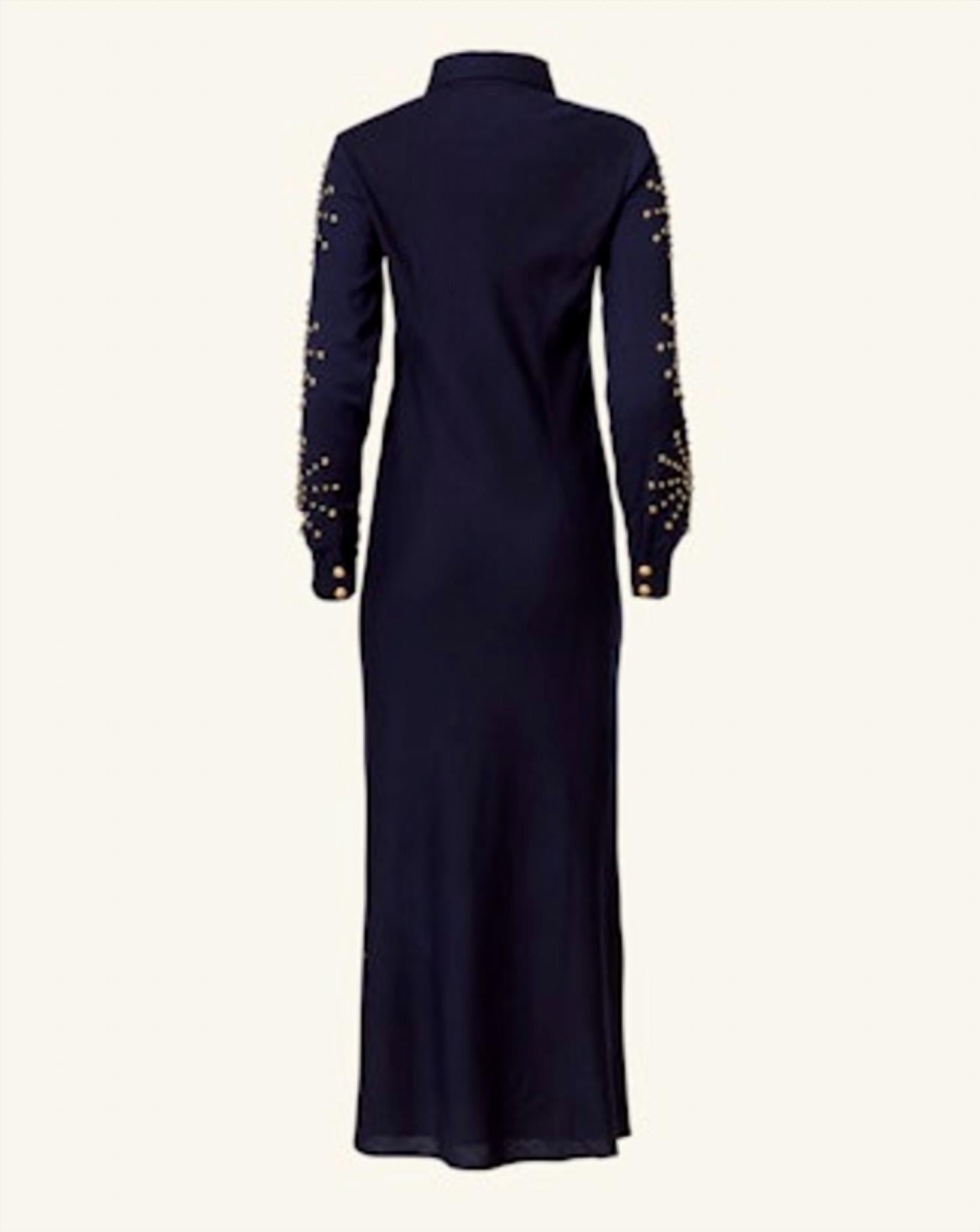 ALIX OF BOHEMIA Lotte Stud Maxi Dress in casino - women's dress - alternate view