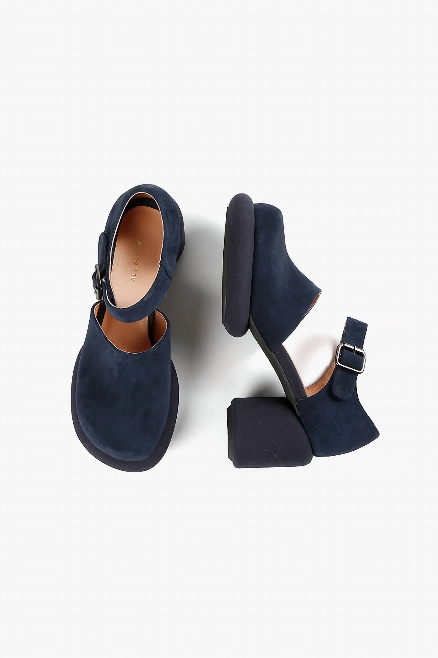 All Black - Women's Mod Jane Pumps