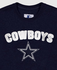Starter - Men's Dallas Cowboys Long Sleeve Crew Neck Shirt