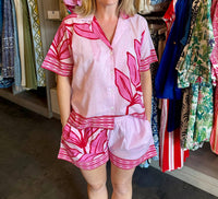 Bindu Isadora Short in pink elephant - women's shorts - alternate view