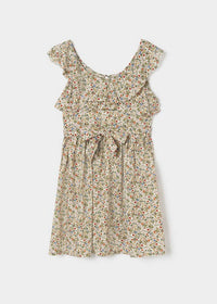 Mayoral - Girls Floral Ruffle Dress