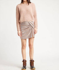 Self Contrast - Darla Chunky Cropped Sweater