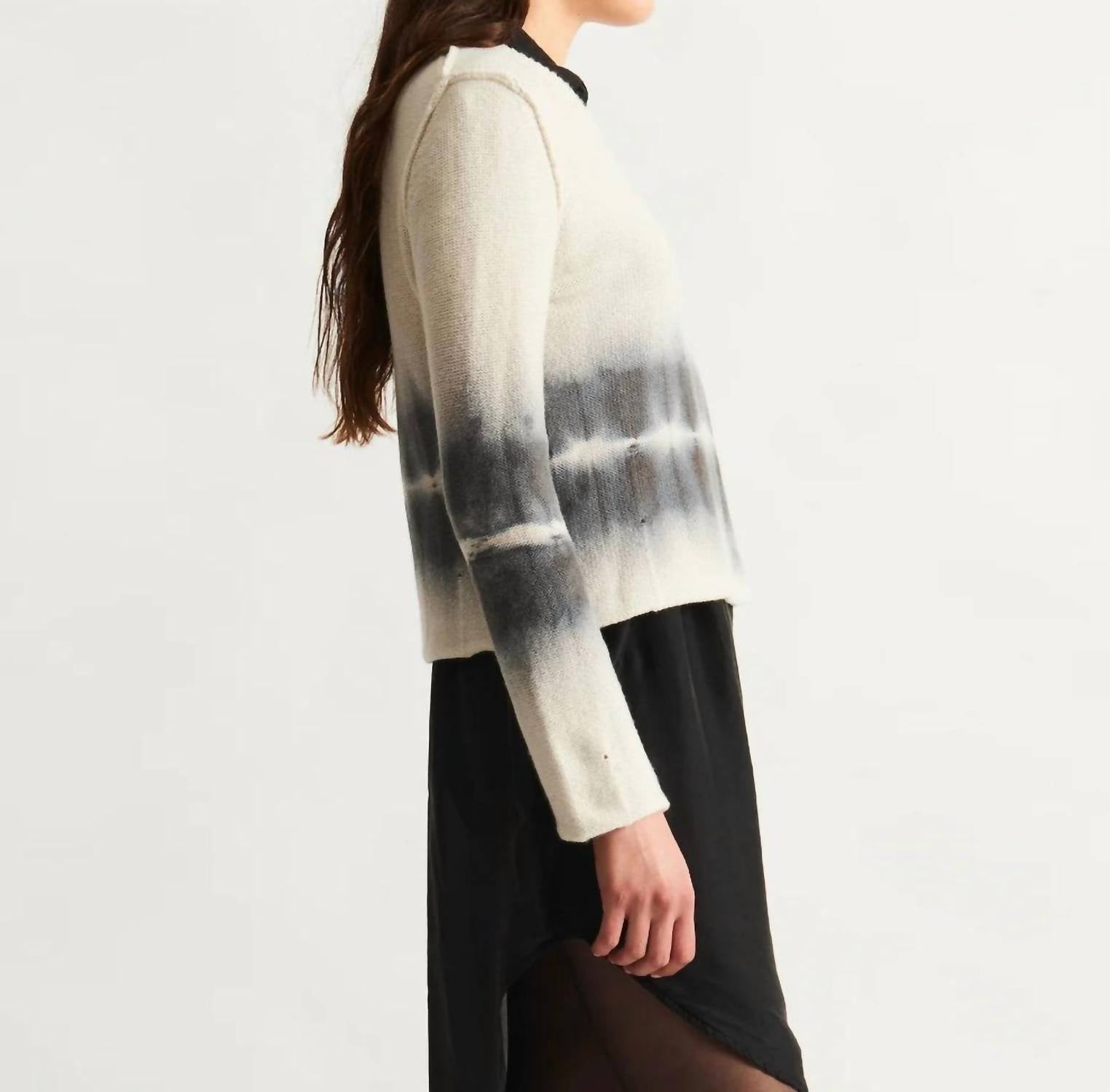 Raquel Allegra - Cashmere Westlake Tie Dye Long Sleeve Top