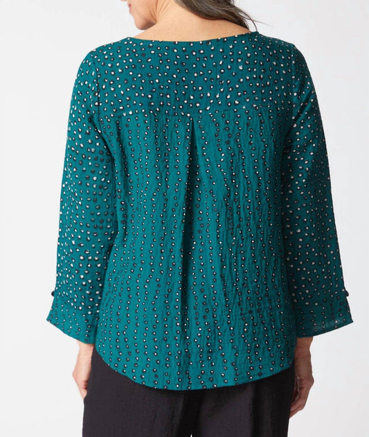 Habitat - Express Dot Mix Side Button Tunic