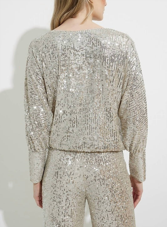 Joseph Ribkoff - SEQUIN TOP