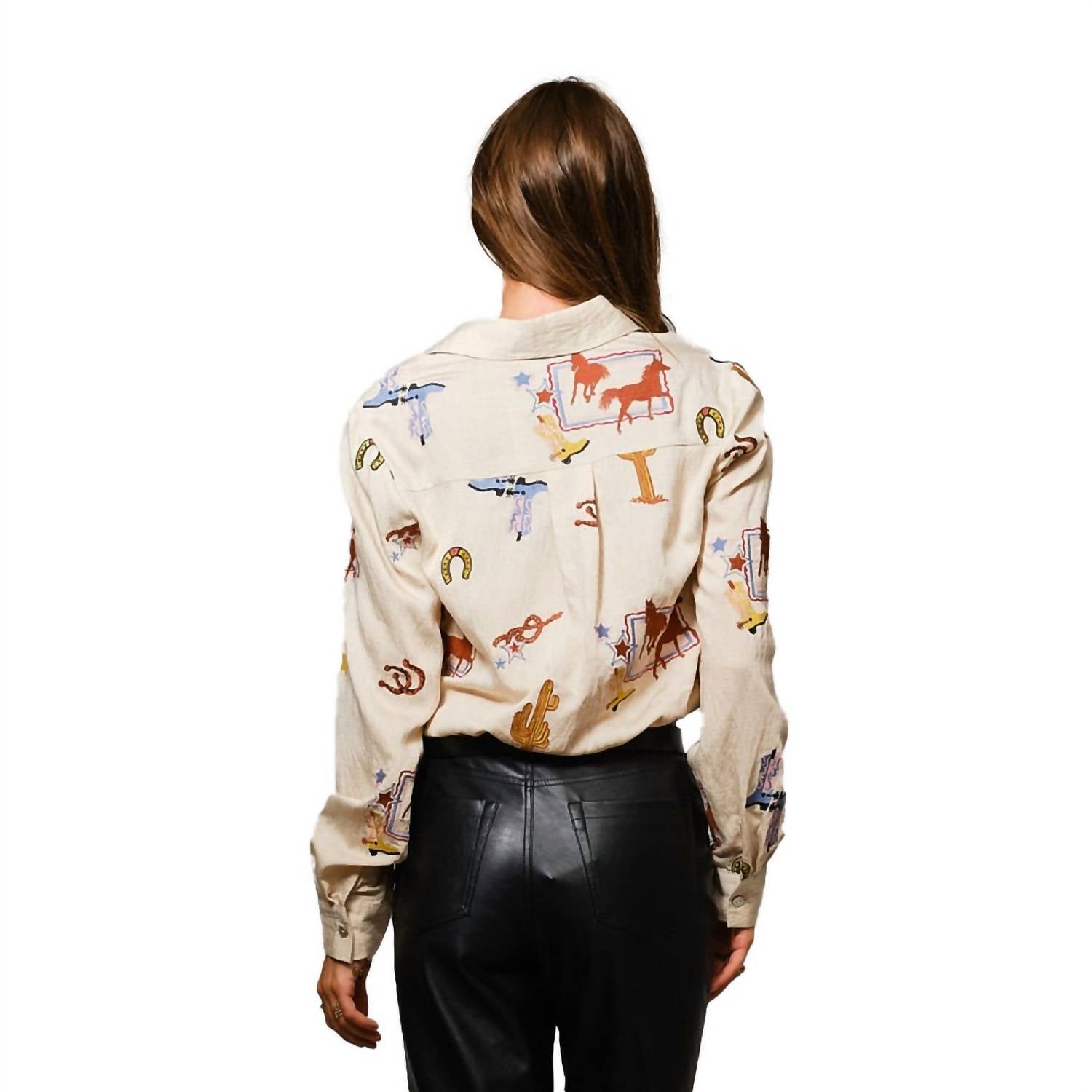 Blue B - Hawkins Embroidered Long Sleeve Shirt