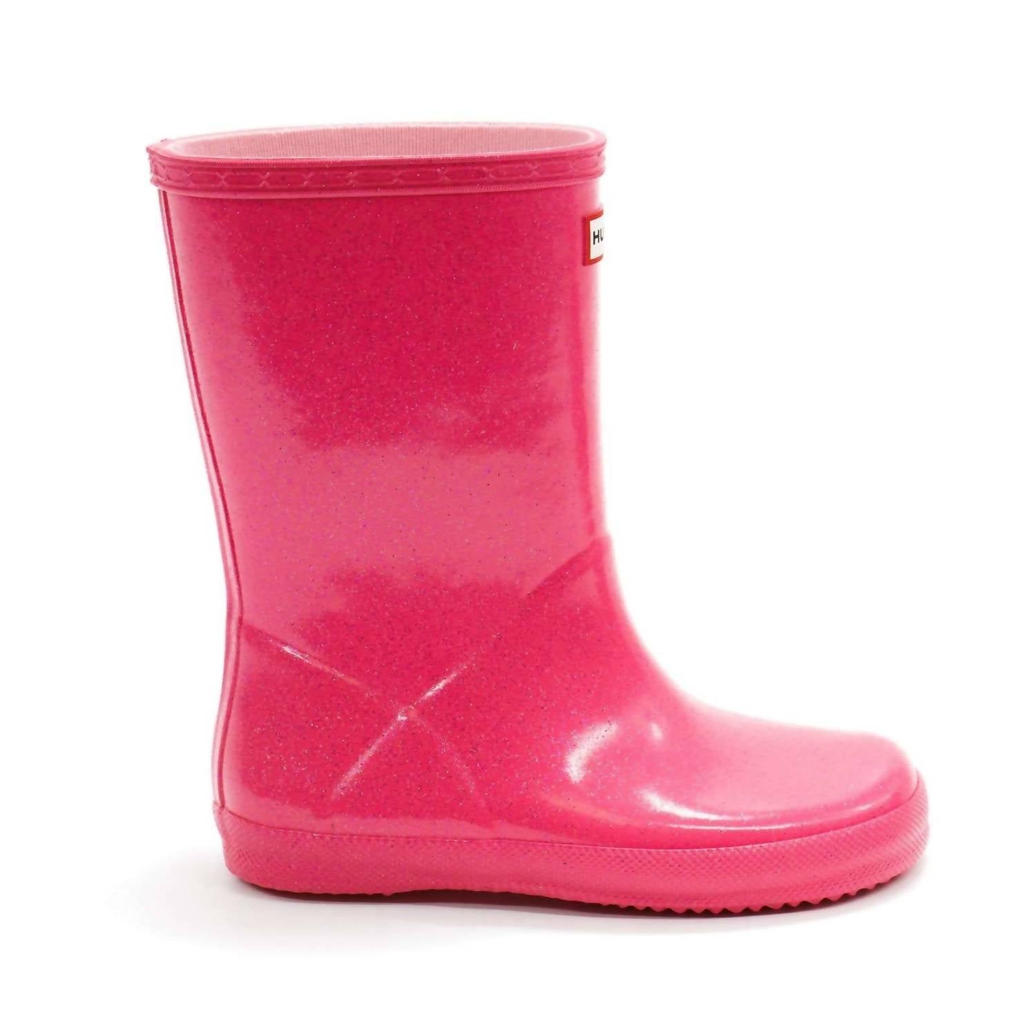 HUNTER Girls First Starcloud Rain Boots in arcade pink - kids' shoe - alternate view