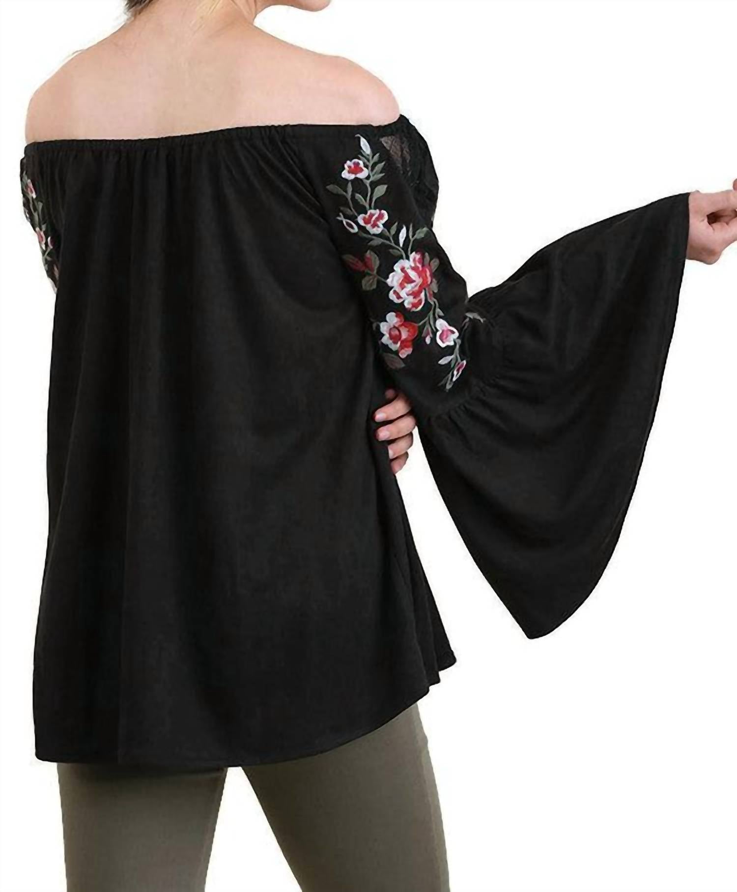 Umgee - Embroidered Off The Shoulder Top
