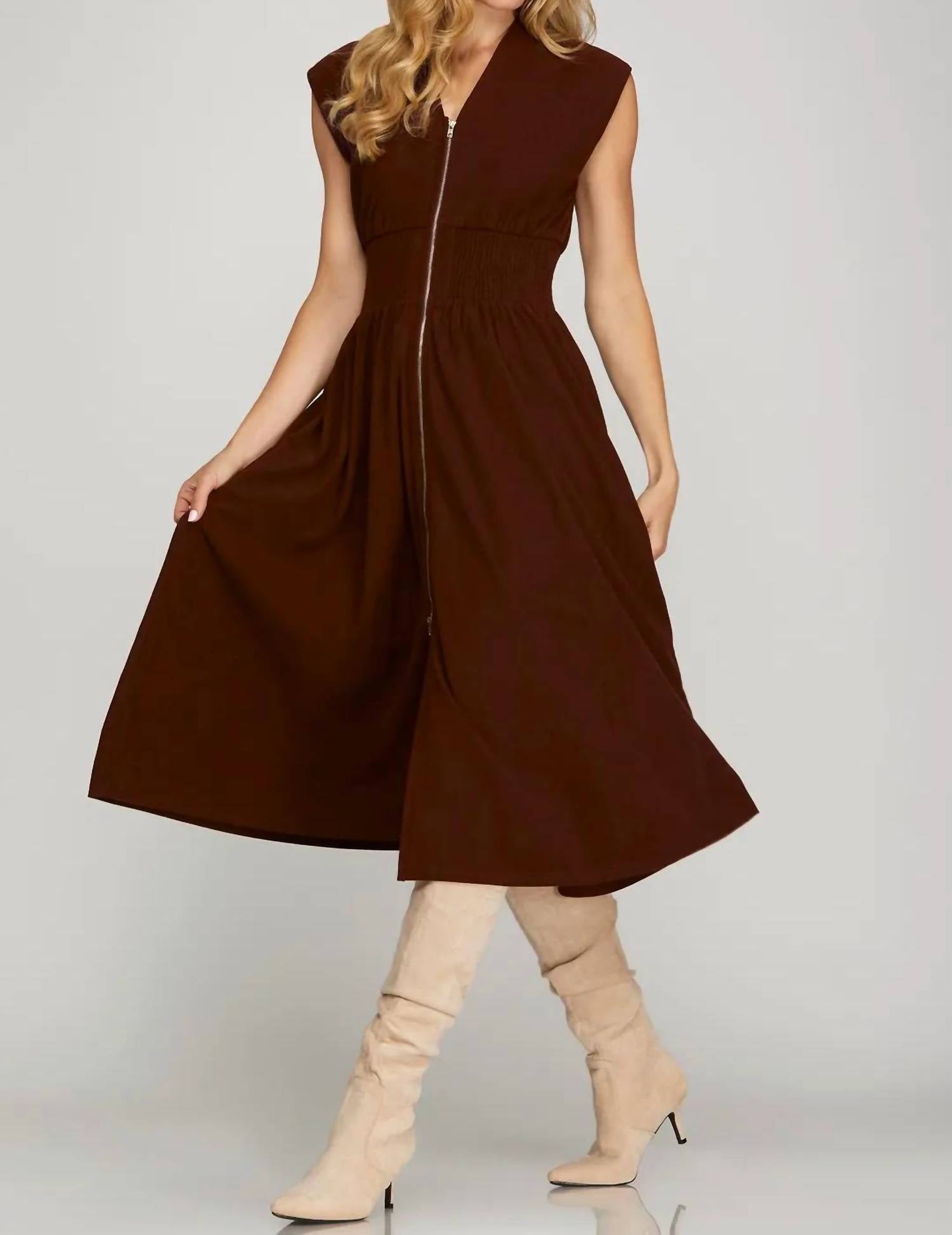 She + Sky - Annabelle Corduroy Dress