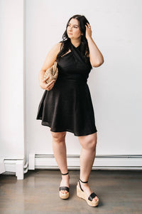 Steve Madden - Wrap Neck Mini Dress