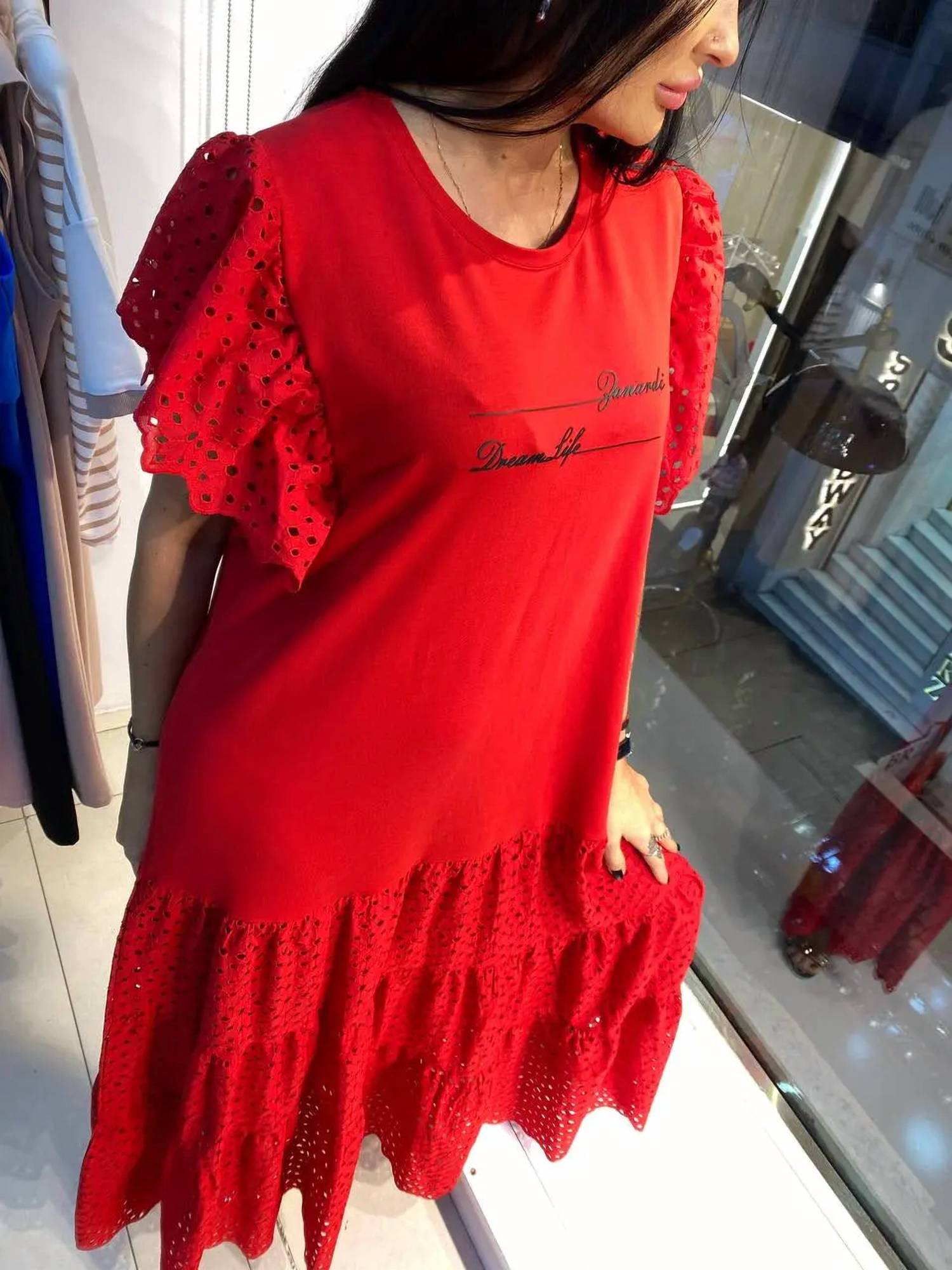 Zanardi - Long Dress With Lace