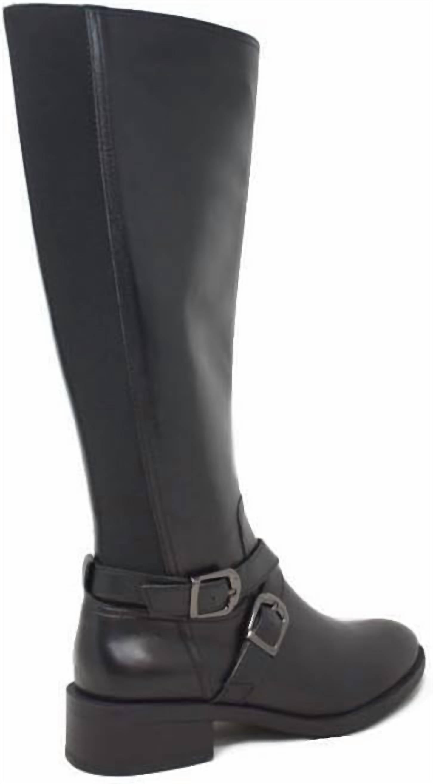Regarde Le Ciel Women's Tessy Tall Boots in black - women's shoe - detail view