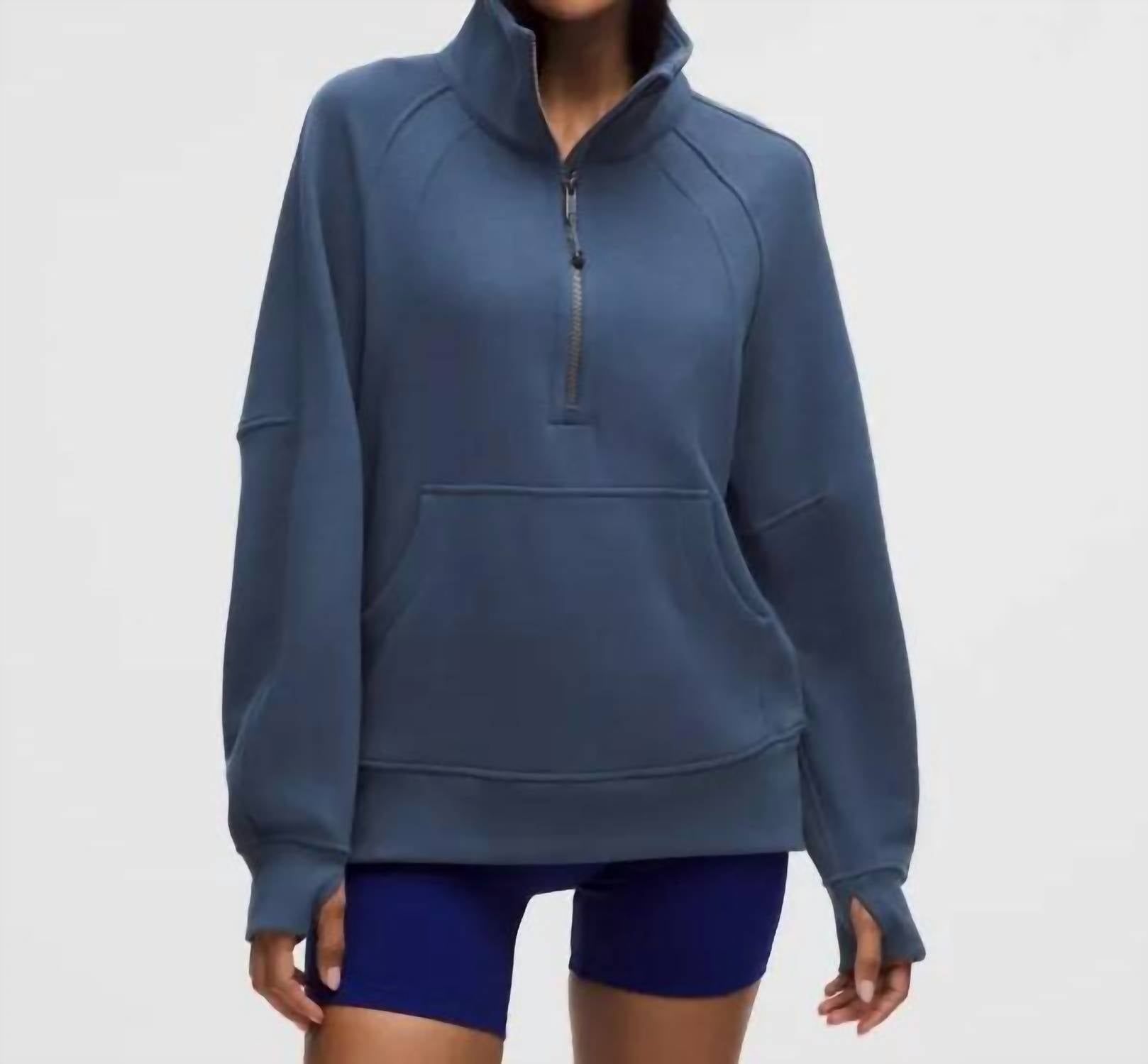 Lululemon - Scuba Oversized Funnel-neck Half Zip Long Sweater