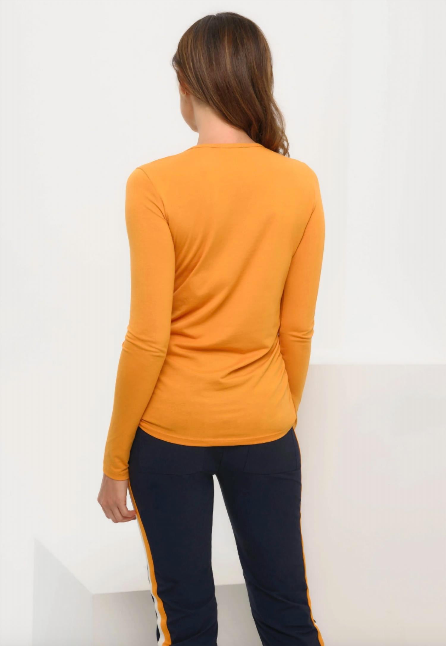 Anatomie - Milly Ruched Top – Tangerine