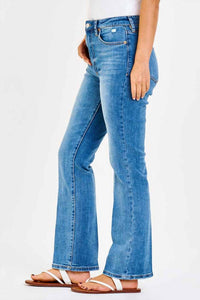 DEAR JOHN DENIM Paris Super High Rise Bootcut Jeans in centerville - women's jeans - detail view