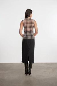 Enza Costa - MESH SLEEVELESS TWIST TOP