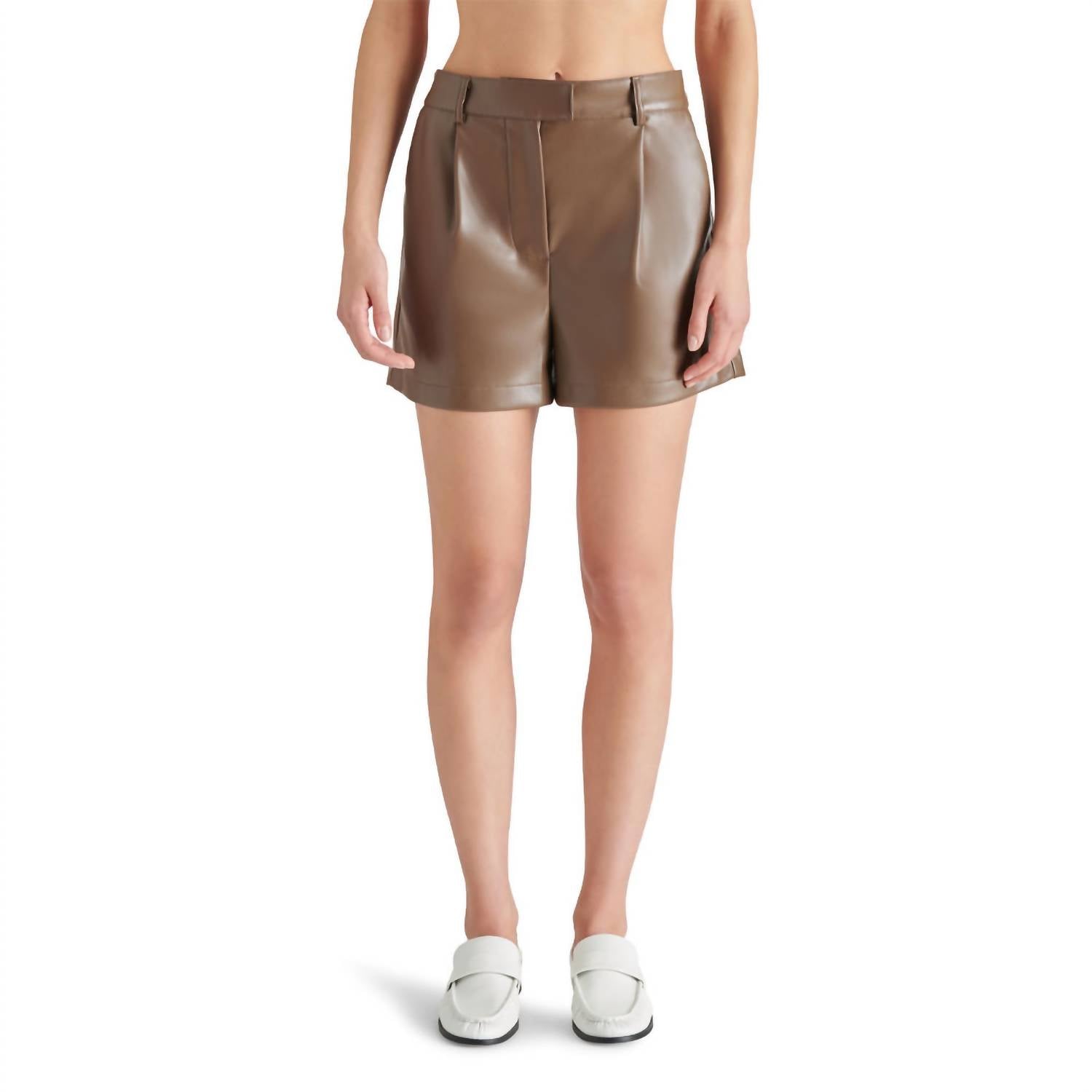 Steve Madden - Imelda Vegan Leather Shorts