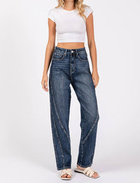 Petra153 - Grace High Rise Comfort Barrel Jeans