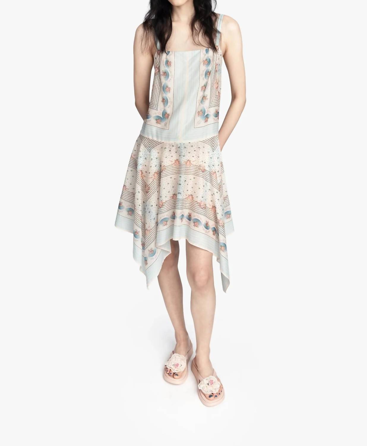 Anna Sui - Heritage Scarf Print Dress