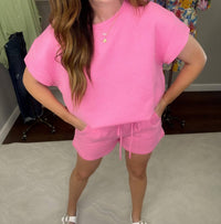 See And Be Seen - Call My Jet Textured Top