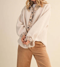 Klesis - Austin Plaid Contrast Sherpa Jacket