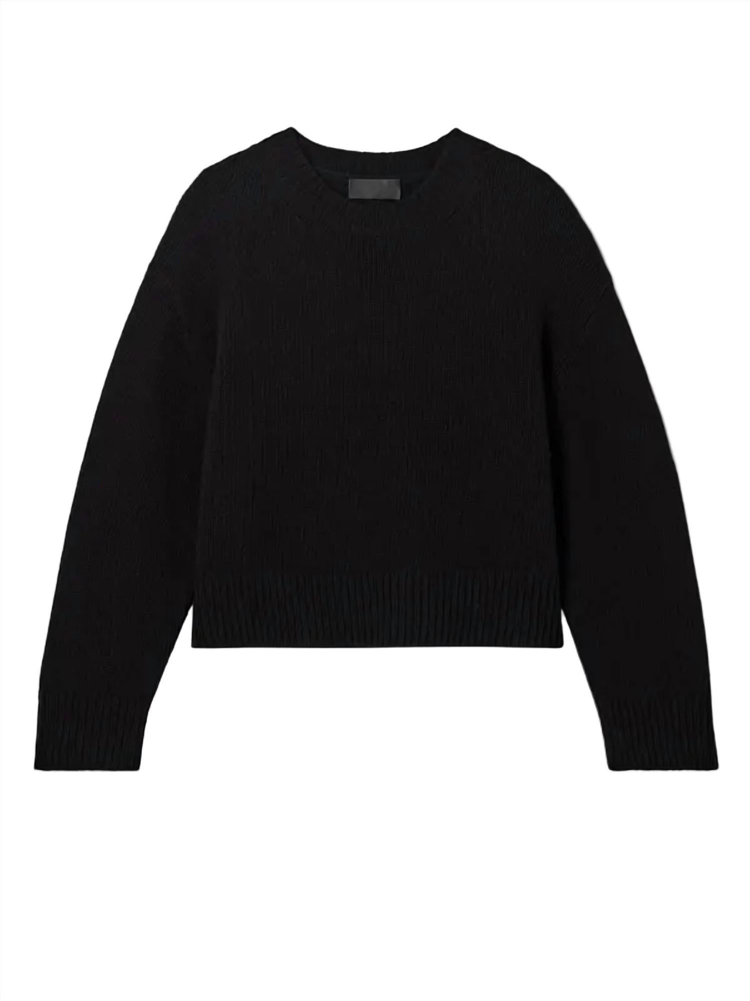 NILI LOTAN Haisley Sweater in black in black - women's sweater - alternate view