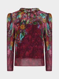 SALONI Mel-b Top in astilbe bouquet 1 - women's blouse - view 4