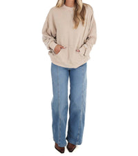 Free People - Slow It Down Long Sleeve Pullover Sweater
