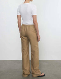 Enza Costa - Pointelle Essential Short Sleeve Tee
