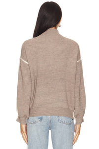 Line And Dot - Katy Mock Neck Sweater