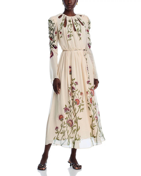 Farm Rio - Romantic Long Sleeve Maxi Dress