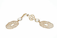 Avenue Chic - Women's Filigree Pendant Earrings