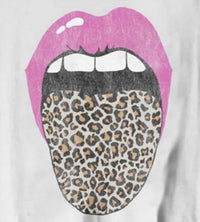 Prince Peter - Kid's Leopard Tongue Crop Tee