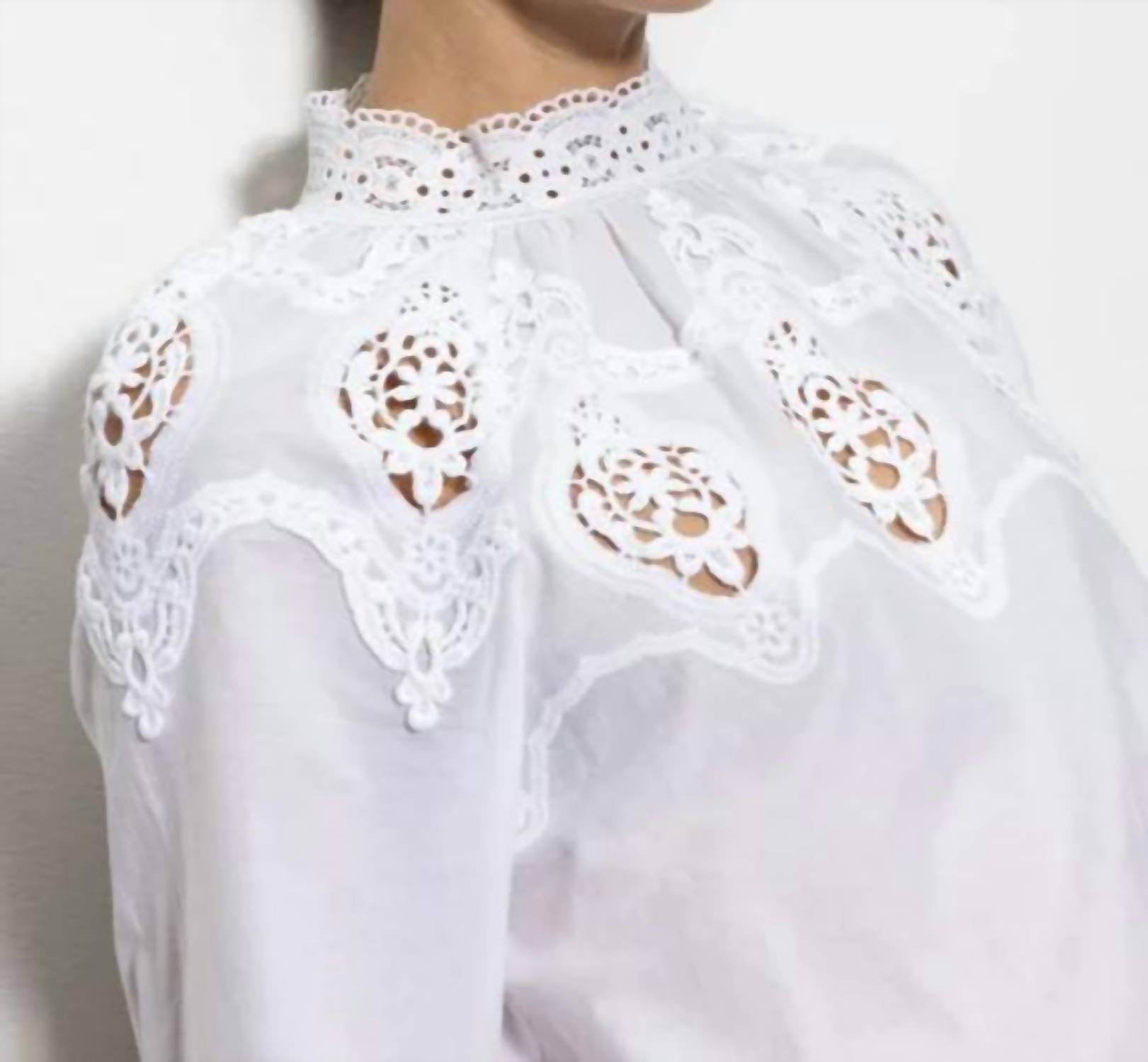 Sanctuary - Lace Popover Blouse