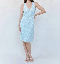 Bella Dahl - V-neck Tie Back Bias Dress