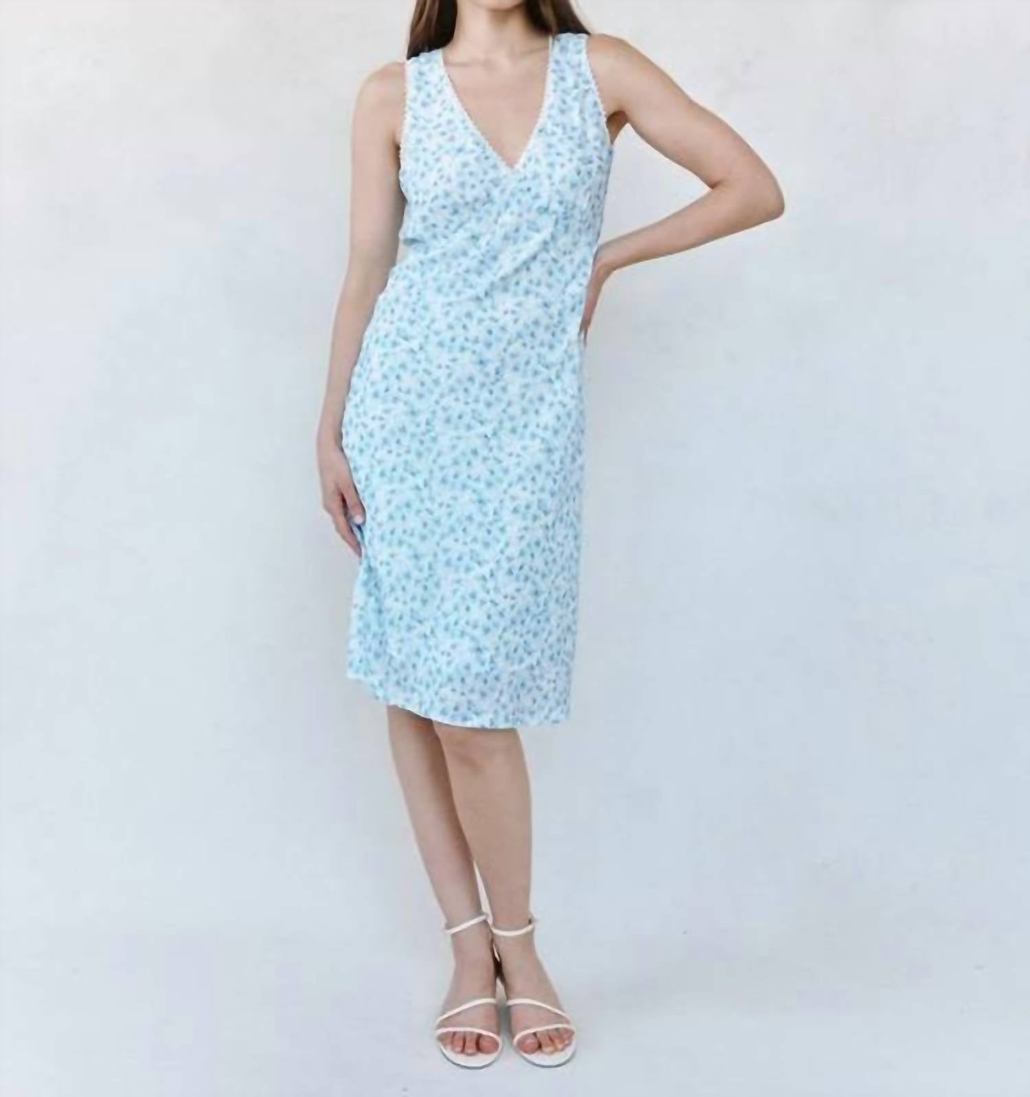 Bella Dahl - V-neck Tie Back Bias Dress