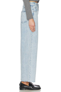 PISTOLA Tate Crop High Rise Bowed Wide Leg Jeans in modena - women's jeans - view 4