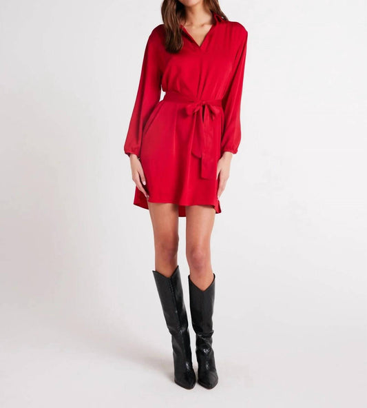 Bella Dahl - Belted Long Sleeve Shirt Dress