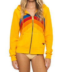 Aviator Nation - Mountain Stitch Chevron Zip Hoodie