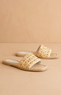 Oasis Society - Women's The Natasha Raffia Slide