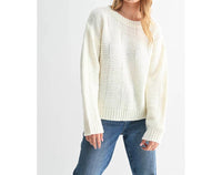 Fun 2 Fun - Checker Knit Sweater